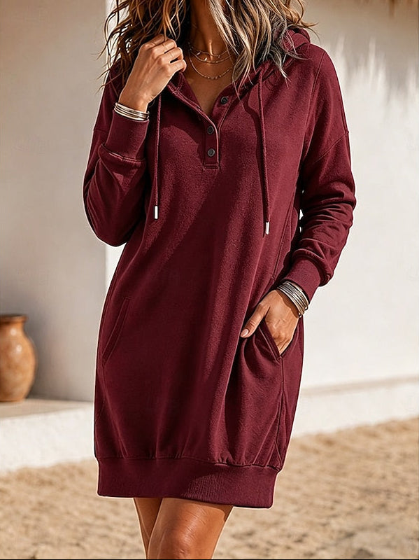 Rebecca | Relaxed Hooded Dress