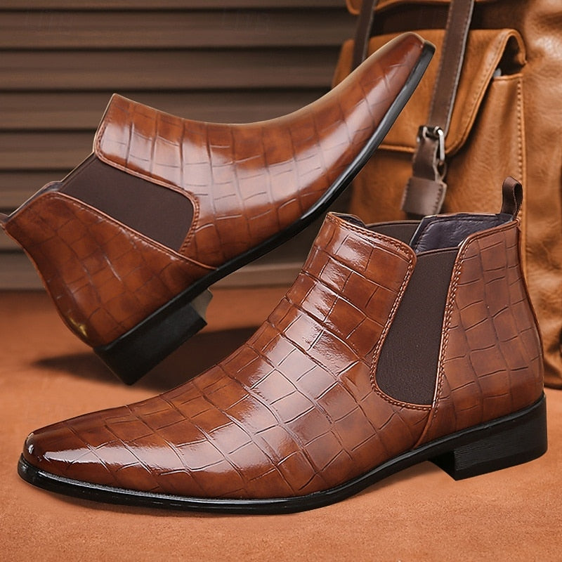 Adrian | Polished Chelsea Boots