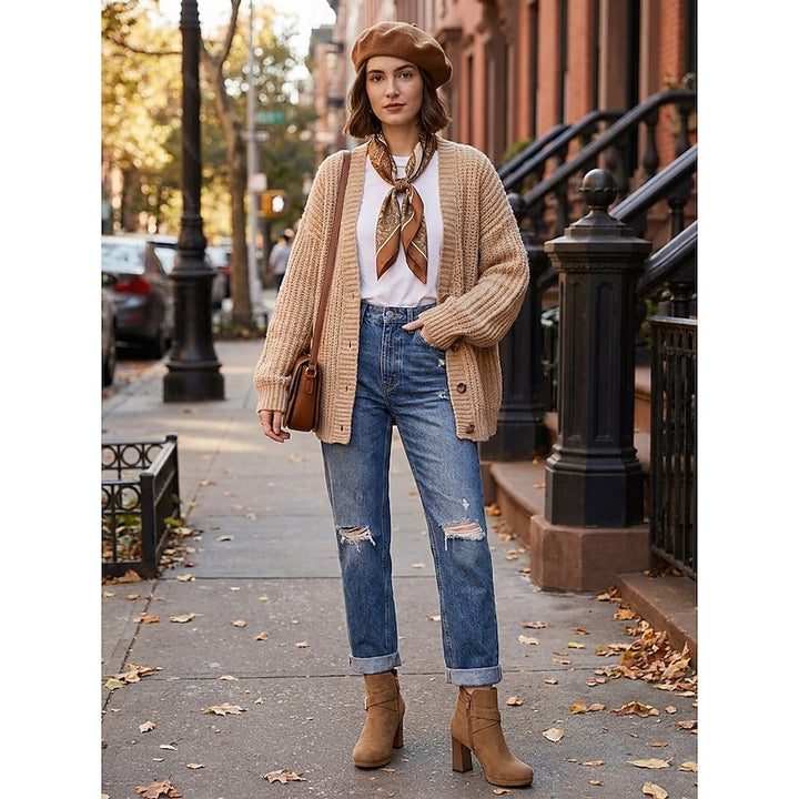 Linnea | Buckle-Strap Block Heel Ankle Boots