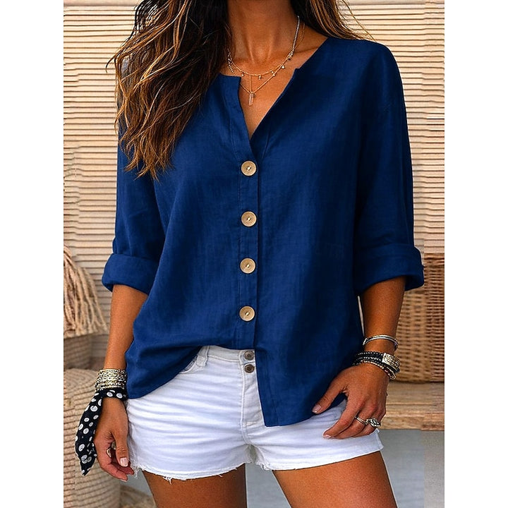 Rosalie | Relaxed Button-Front Blouse