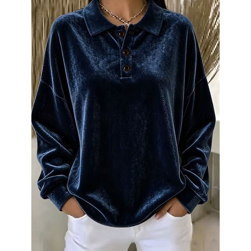 Lillian | Relaxed Collared Pullover