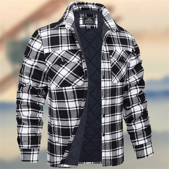 Wyatt | Insulated Plaid Shirt Jacket