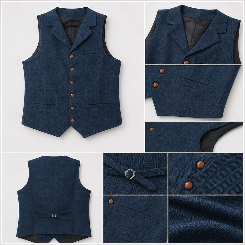 Gregory | Tailored Single-Breasted Waistcoat
