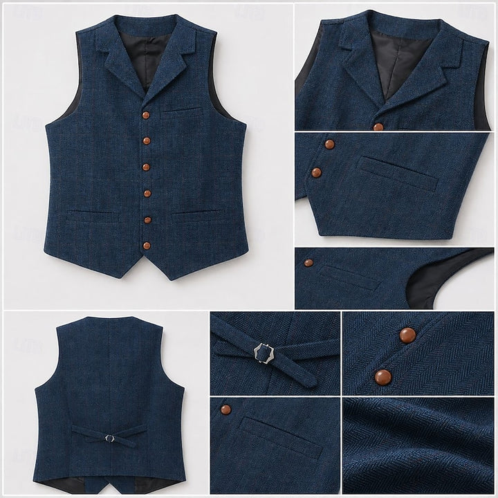 Gregory | Tailored Single-Breasted Waistcoat