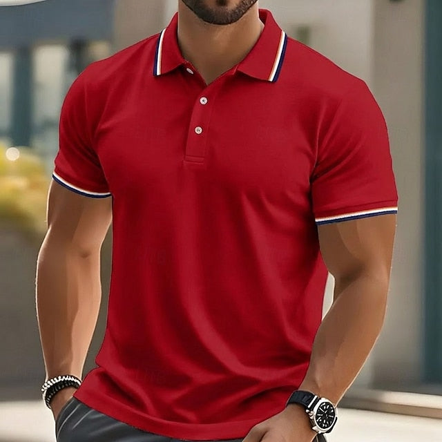 James | Men's Pique Golf Polo Shirt