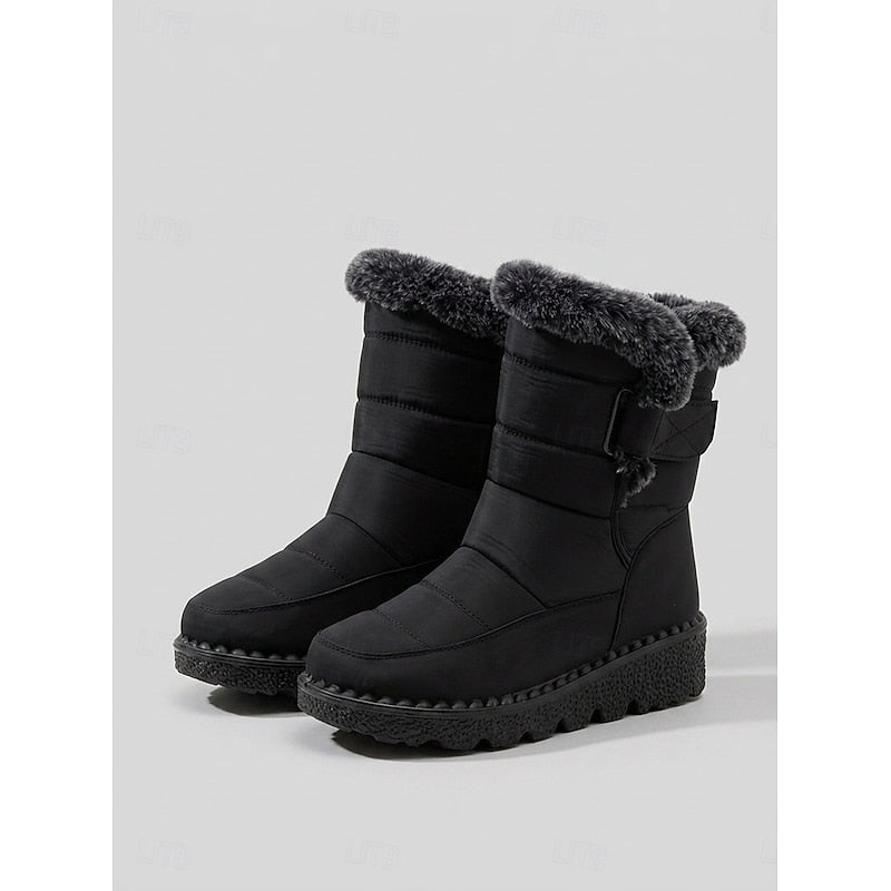 Juniper | Cozy Quilted Winter Boots