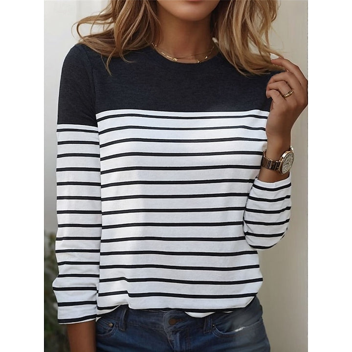 Isla | Striped Long-Sleeve Top
