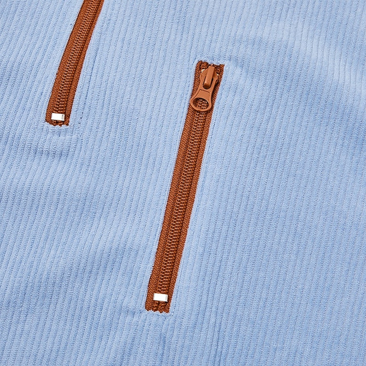 Garrett | Quarter-Zip Textured Pullover