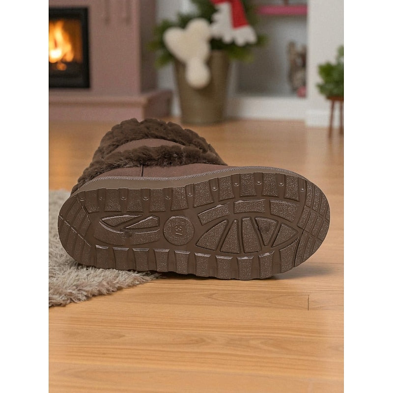 Lorna | Cozy Fur-Trimmed Winter Boots