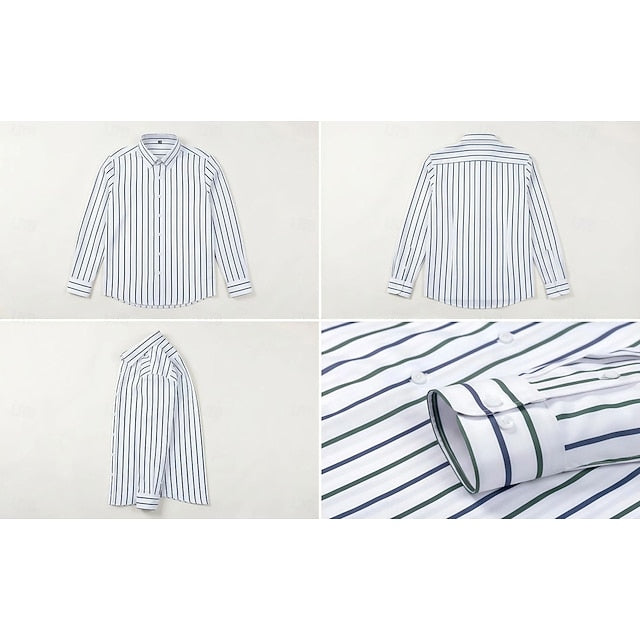 Curtis | Men's Striped Long Sleeve Shirt