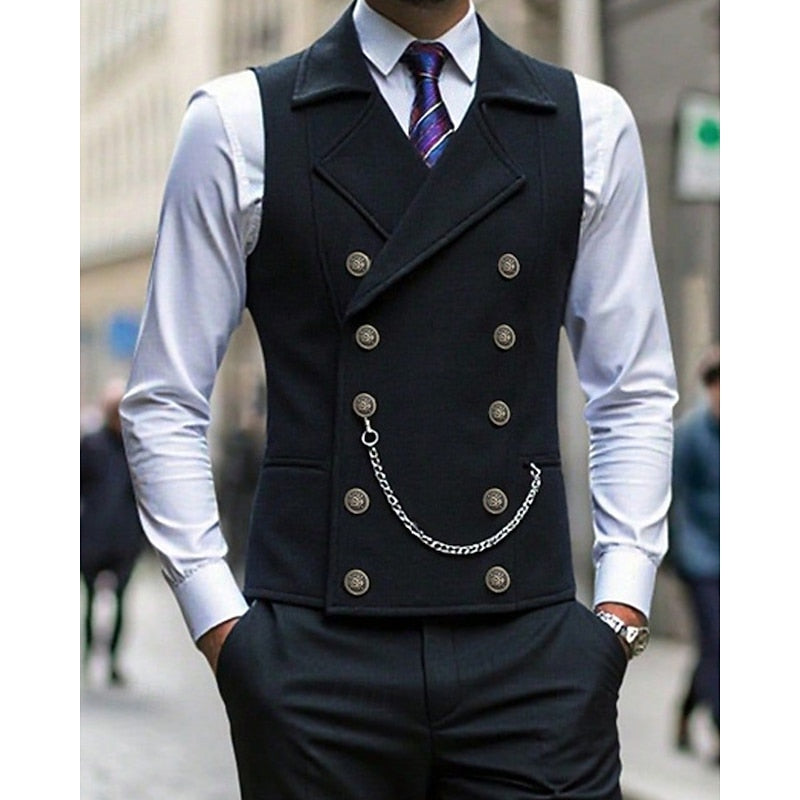 Sinclair | Double-Breasted Lapel Waistcoat