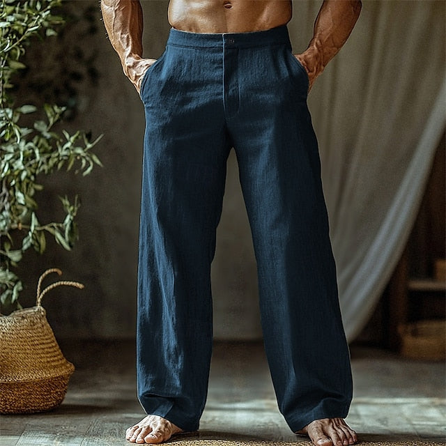Bryan | Men's Relaxed Linen Trousers
