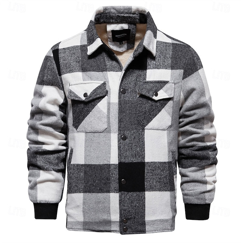 Beckett | Rugged Checked Shirt Jacket