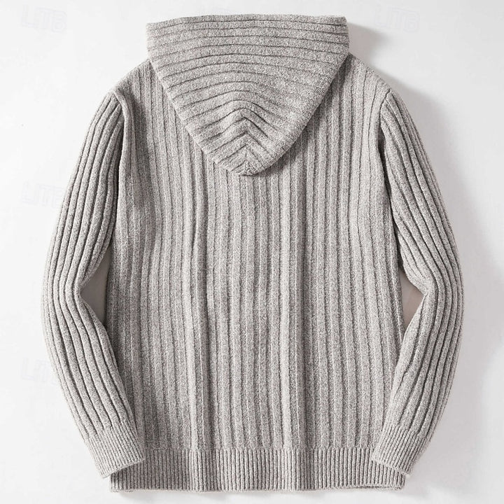 Sawyer | Cable-Knit Hooded Cardigan