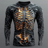 Silas | Halloween Skeleton Long Sleeve Top