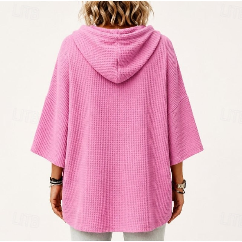 Fallon | Relaxed Textured Hoodie