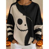 Heidi | Halloween Two-Tone Sweatshirt