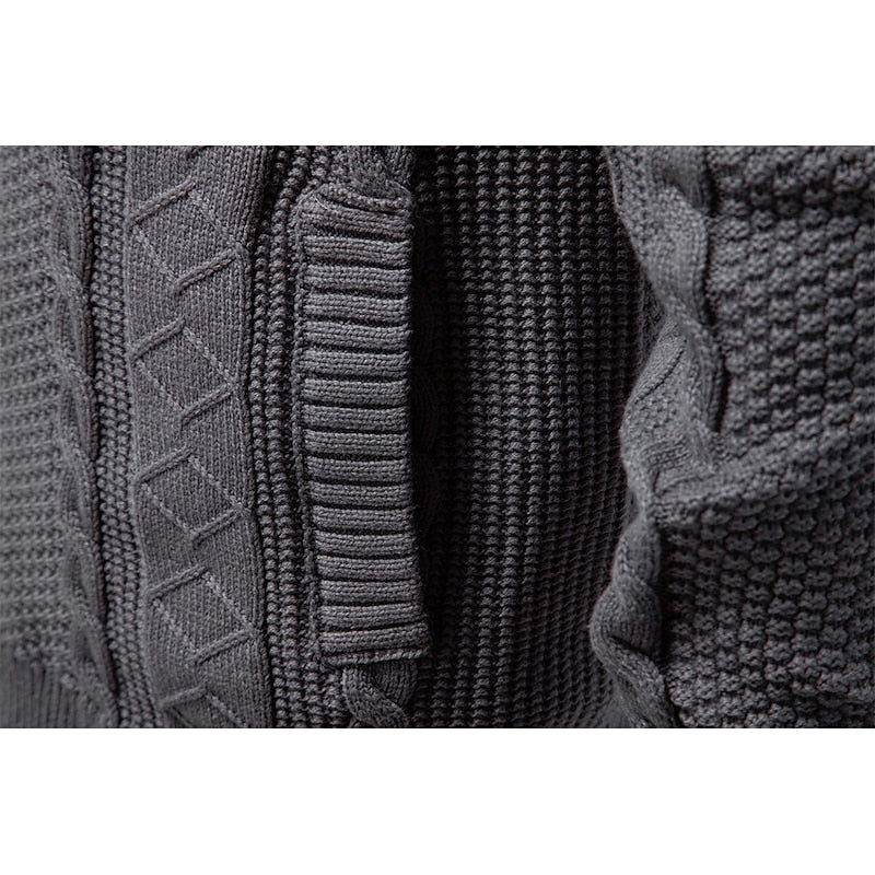 Spencer | Textured Zip-Up Cardigan