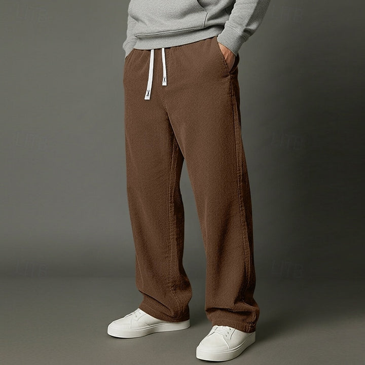 Spencer | Relaxed Wide-Leg Drawstring Pants