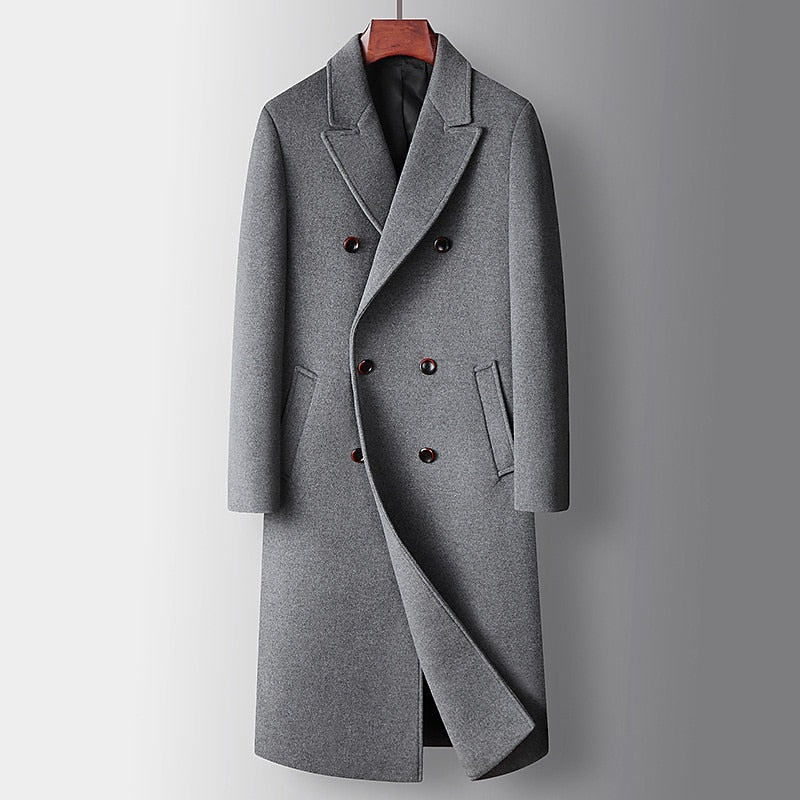 Alden | Double-Breasted Long Coat