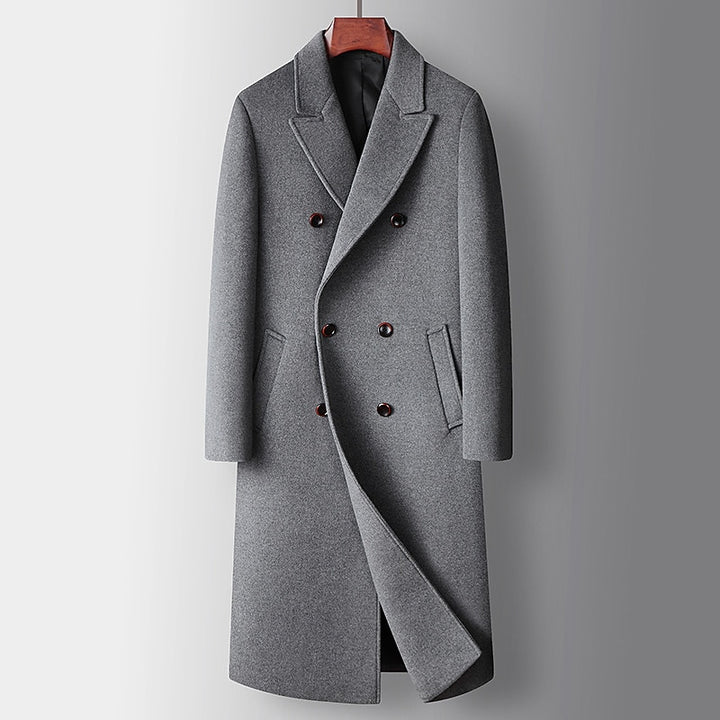 Alden | Double-Breasted Long Coat