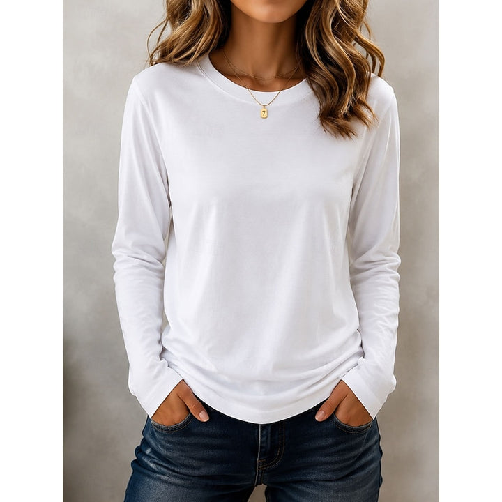 Juliet | Classic Long Sleeve Crew Neck Top