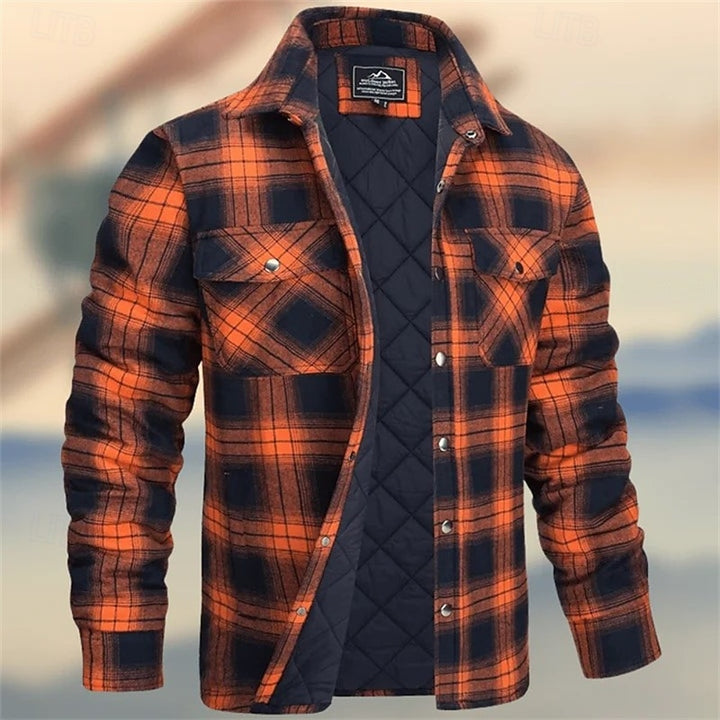 Wyatt | Insulated Plaid Shirt Jacket