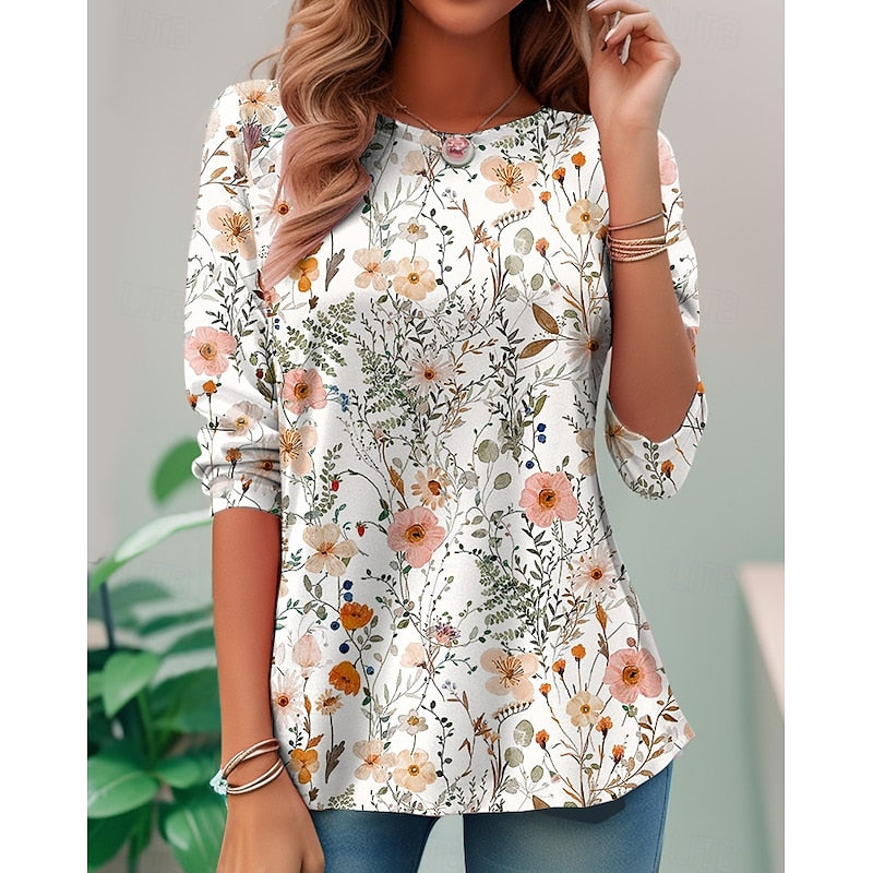 Juliet | Floral Long Sleeve Top
