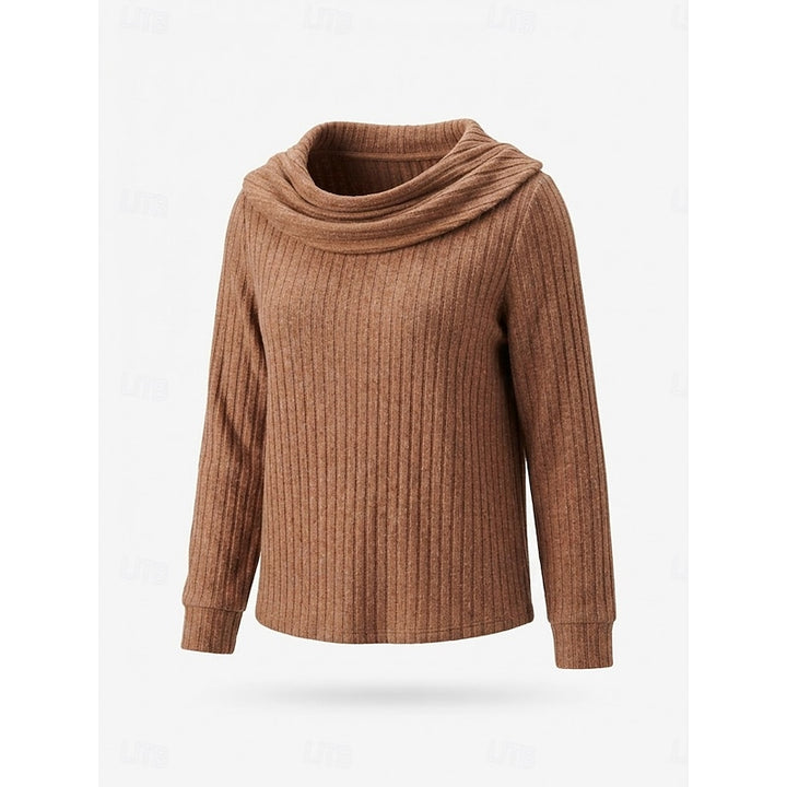Lorelei | Cowl Neck Ribbed Sweater