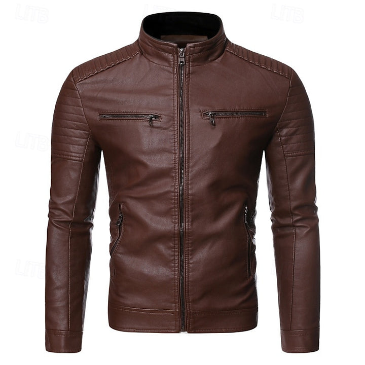Rafferty | Classic Stand-Collar Biker Jacket