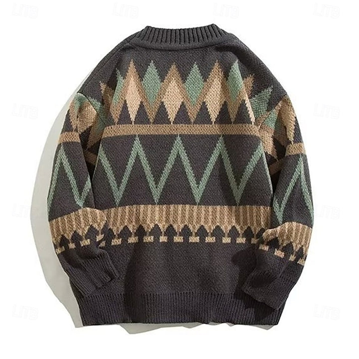 Gabriel | Christmas Button-Up Cardigan