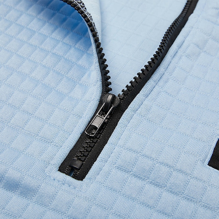 Preston | Textured Quarter-Zip Pullover