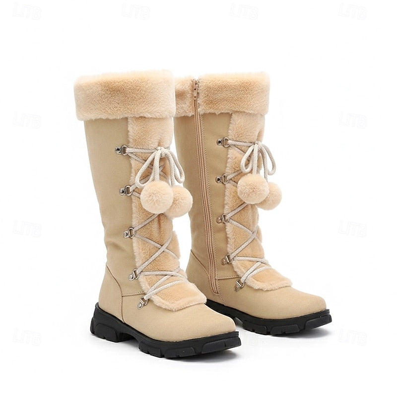 Wendy | Cozy Lace-Up Winter Boots