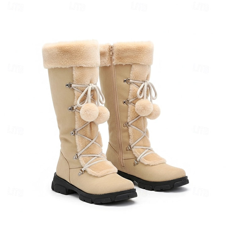 Wendy | Cozy Lace-Up Winter Boots