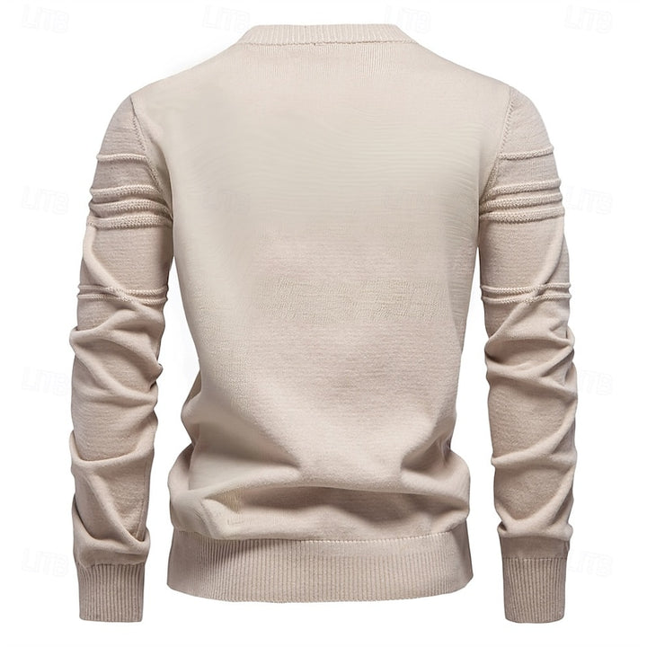 Bryce | Textured Crewneck Sweater