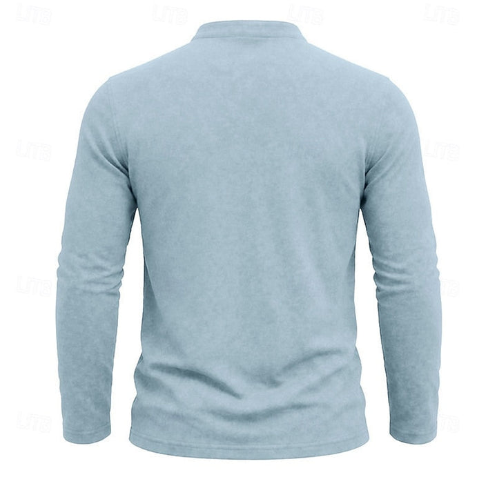 Quentin | Classic Long-Sleeve Henley Shirt