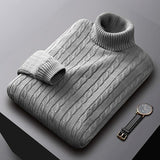 Thatcher | Cable-Knit Turtleneck Sweater