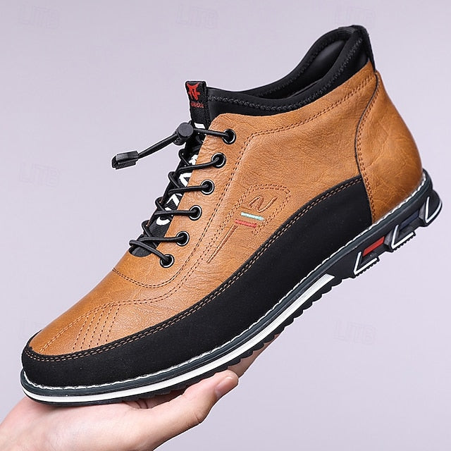 Ralph | Men's High-Top Lace-Up Leather Shoes