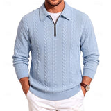 Donovan | Textured Quarter-Zip Sweater