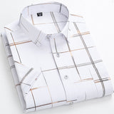 Andrew | Men's Plaid Check Short Sleeve Shirt