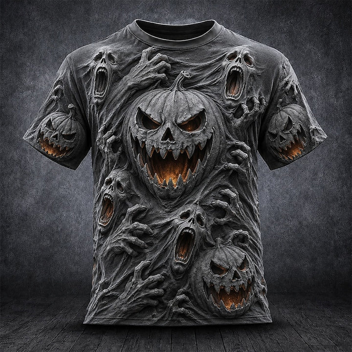 Damon | Haunted Pumpkin Halloween T-Shirt