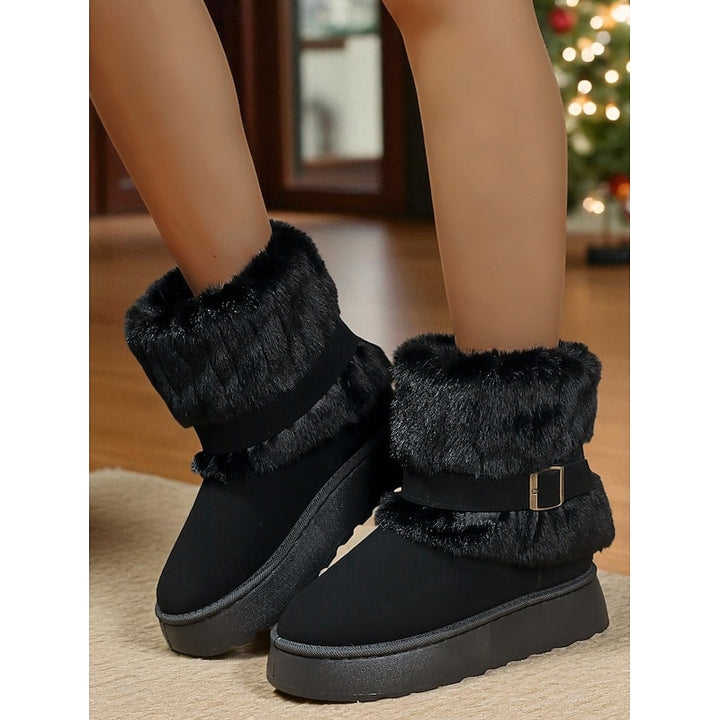 Lorna | Cozy Fur-Trimmed Winter Boots